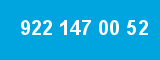 922 147 00 52